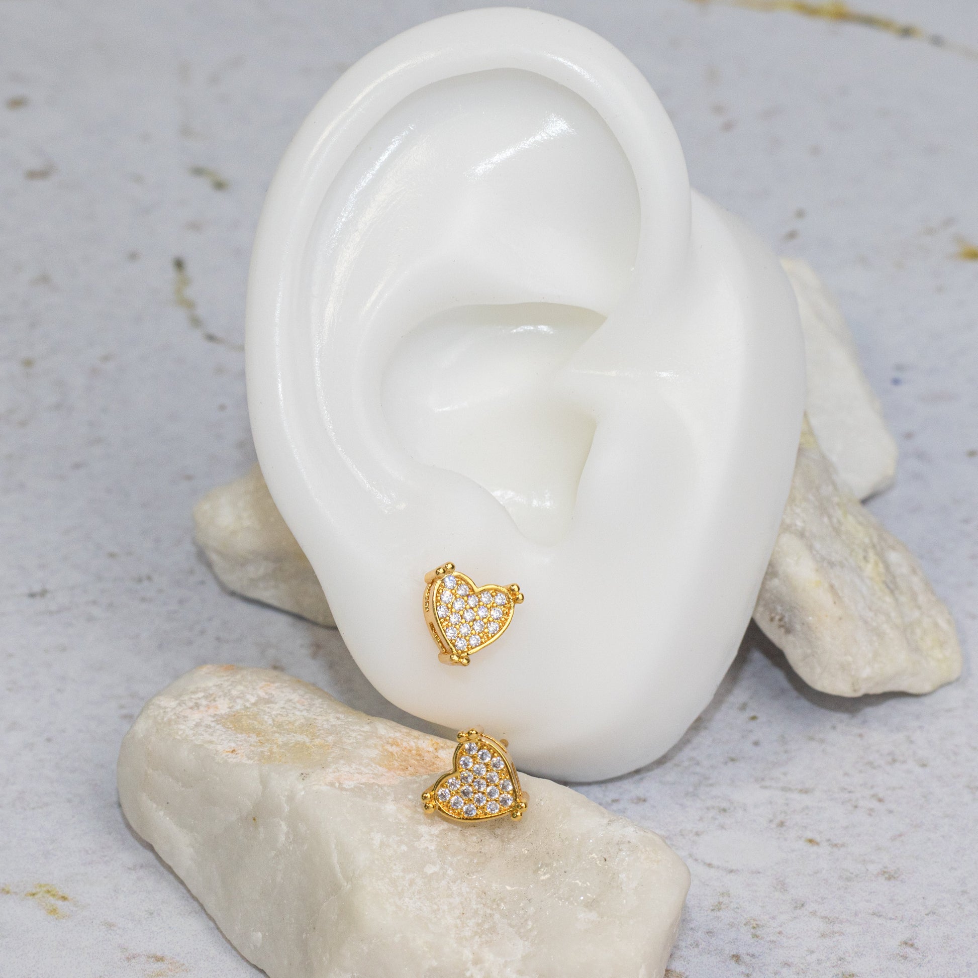 Topo corazon microzircones (9mm)