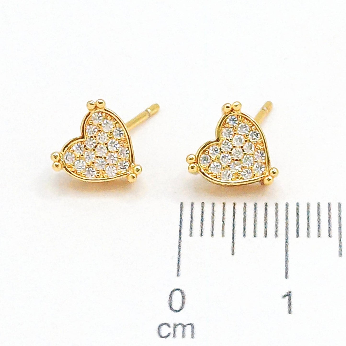 Topo corazon microzircones (9mm)