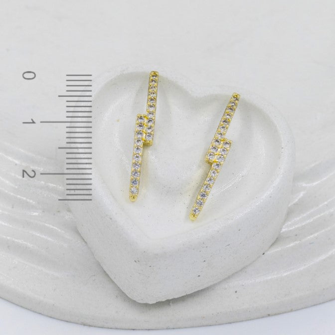 Topo dos lineas microzircones (2,5cm)Amulí