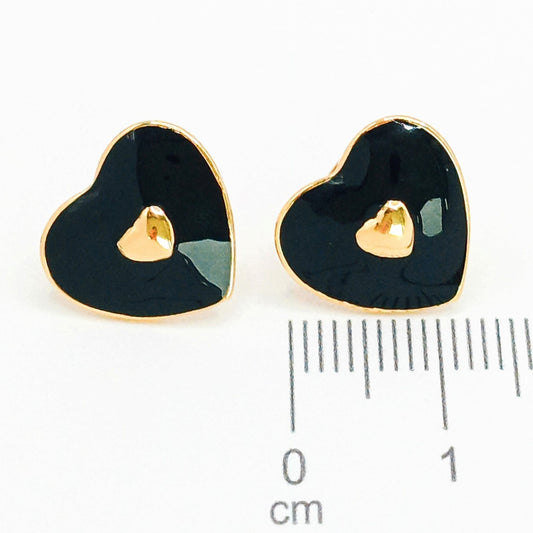 Topo corazon esmaltado (1,4cm) Amulí