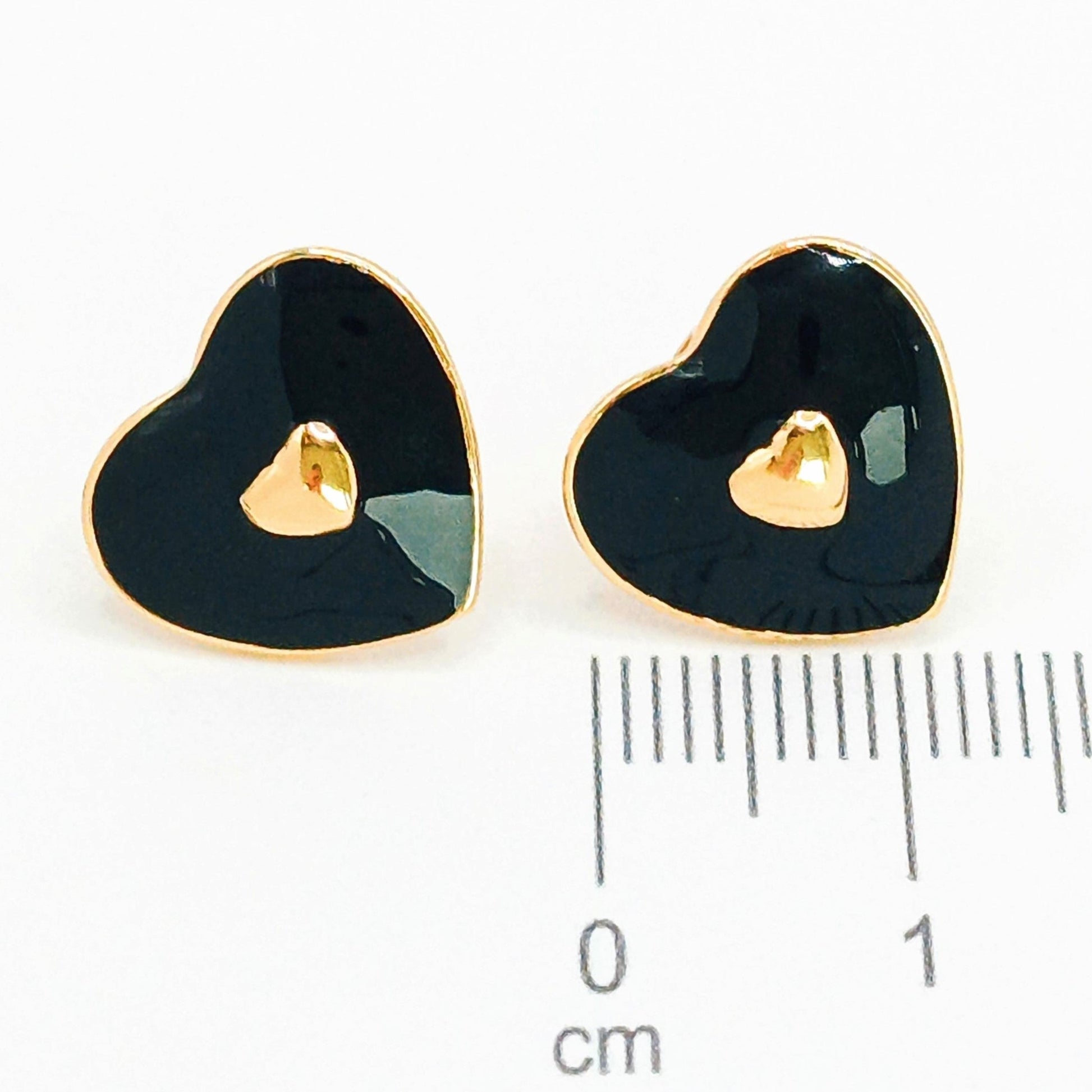 Topo corazon esmaltado (1,4cm)Amulí