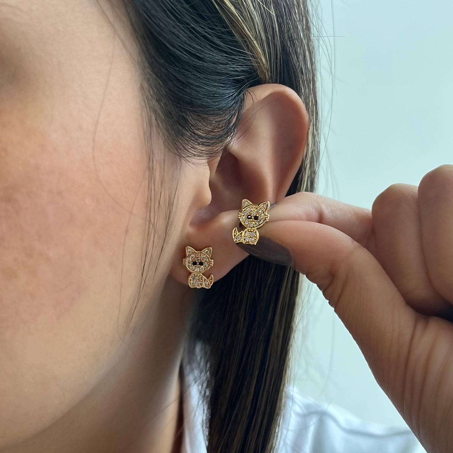 Topo gato (1,2cm) Amulí