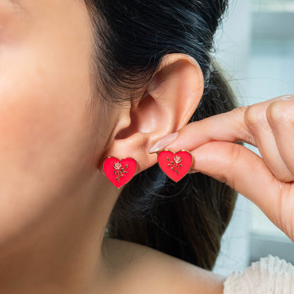 Topo corazon flor  Amulí