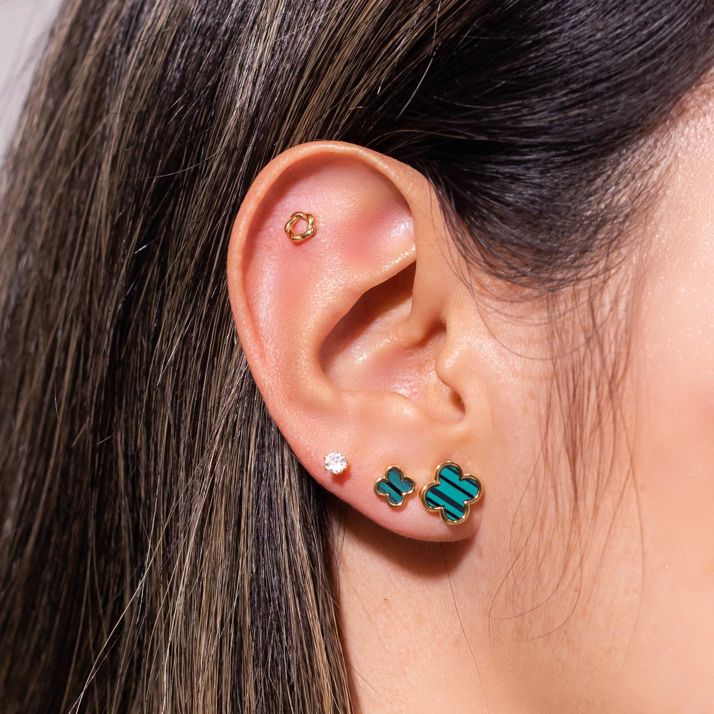 Topo set van cleef verde  Amulí