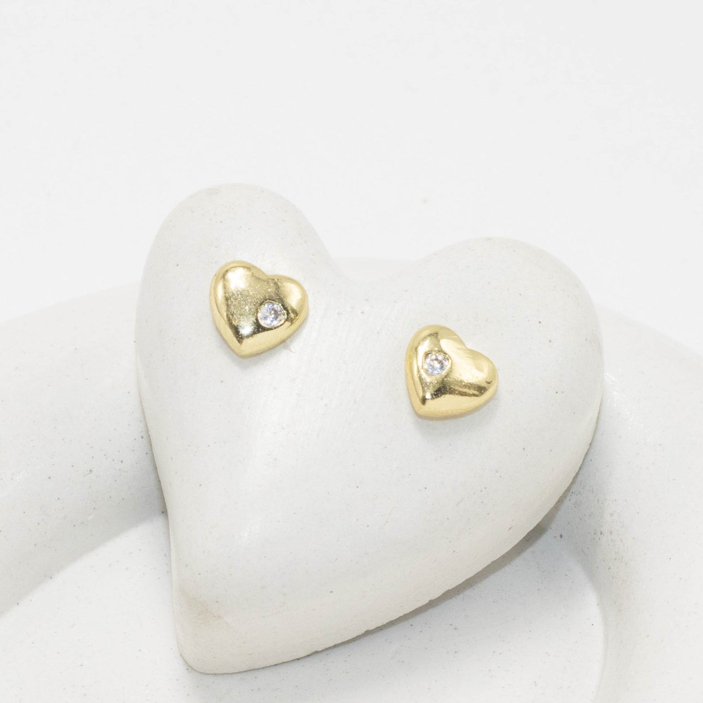 Topo corazon zircones