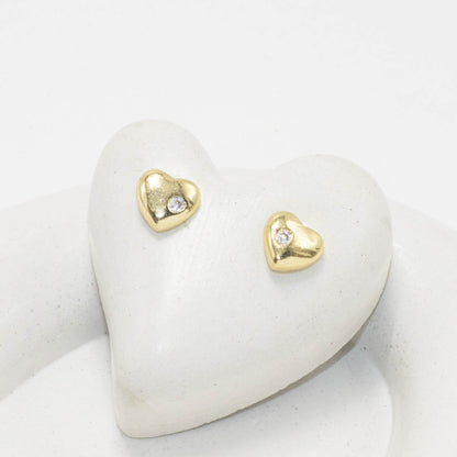 Topo corazon zircones