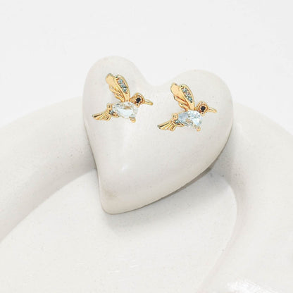 Topo colibrí cristal