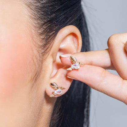 Topo colibrí cristal 