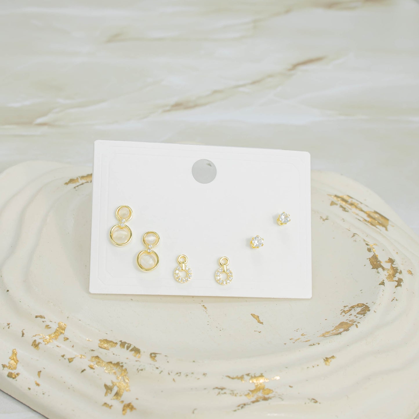 Topo trío aros baguete