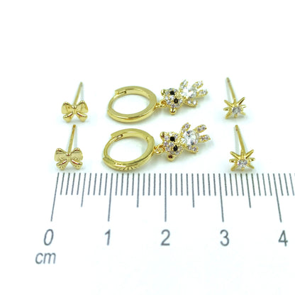 Topo trío microzircón