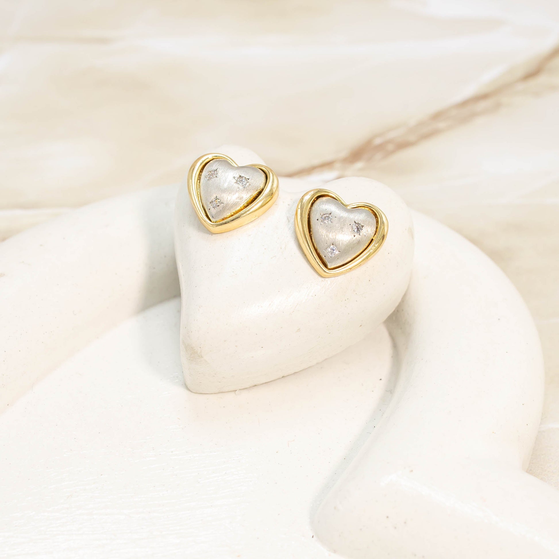 Topo corazón  2 oros