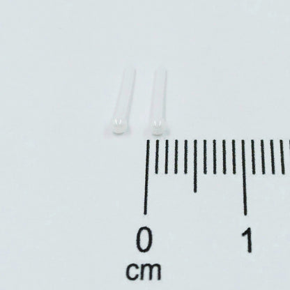 Topo balín cerámica #2 blanco