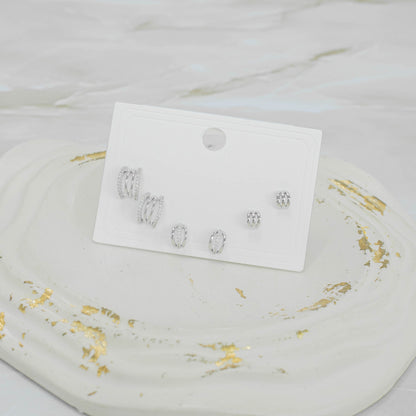 Topo trío 3 líneas microzircon P