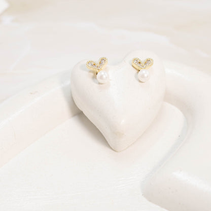 Topo corazón perla Amulí