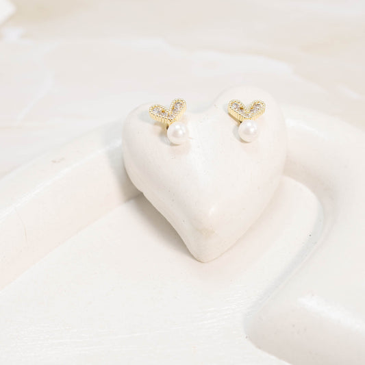 Topo corazón perla Amulí