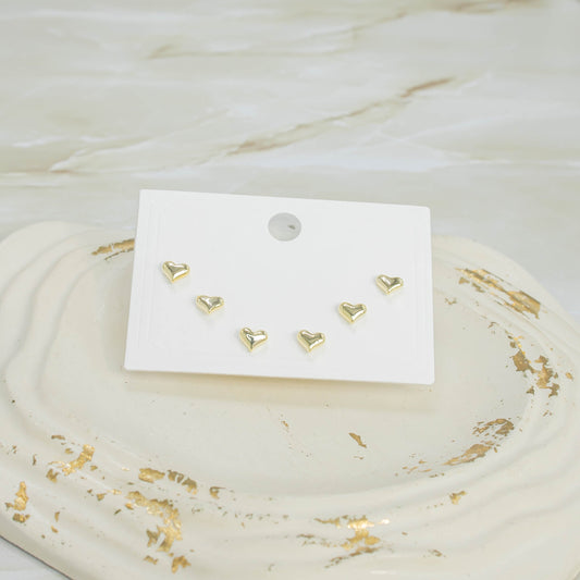 Topo trío mini corazones