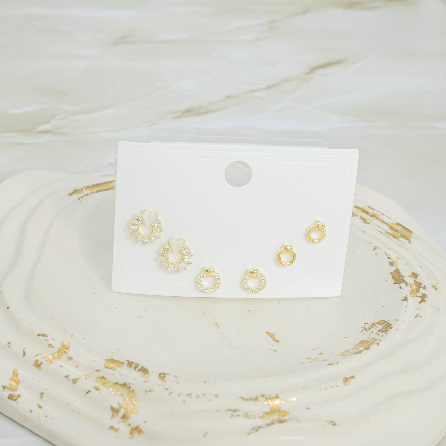 Topo trío baguete corazón