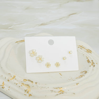 Topo trío flor gemas