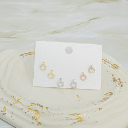 Topo trío aros 3 oros