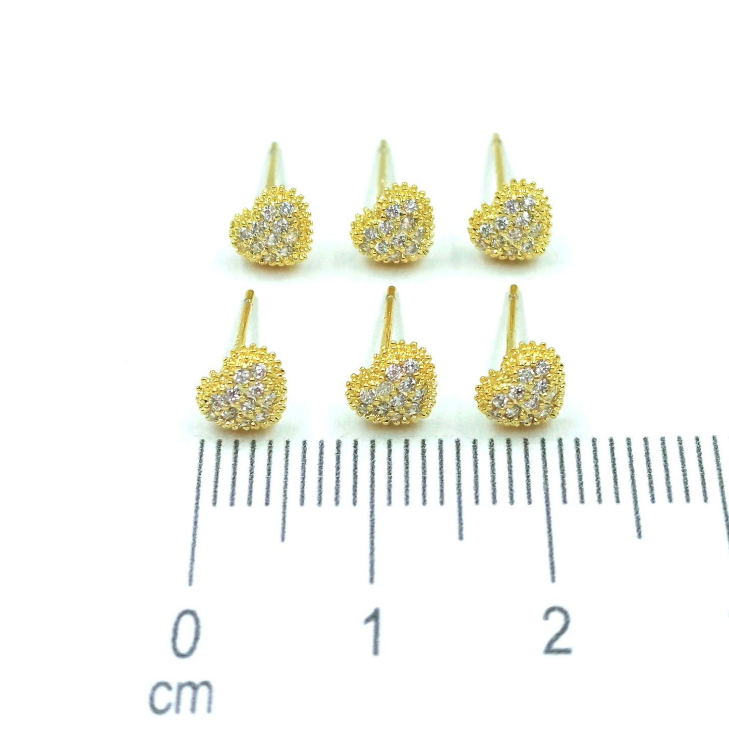 Topo trío corazones fuego