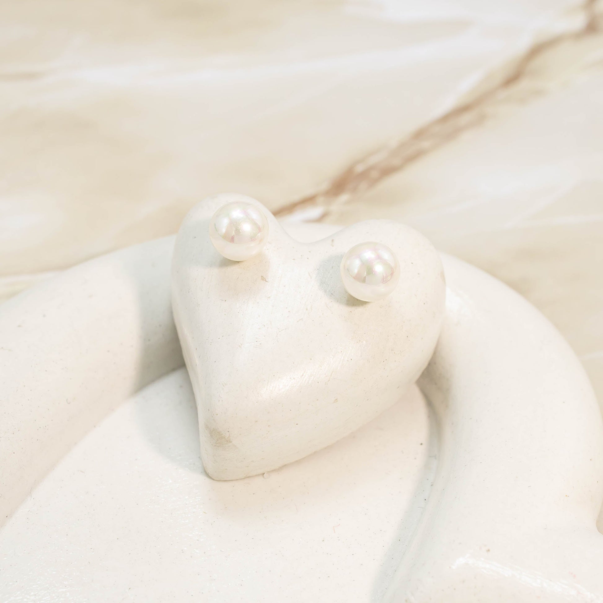 Topo perla #6 14k Amulí