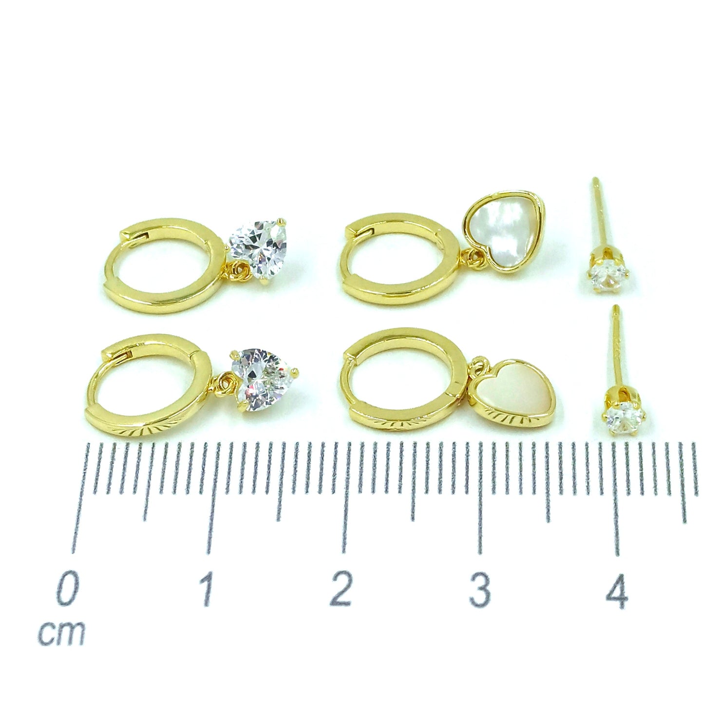 Topo trío candonga corazones