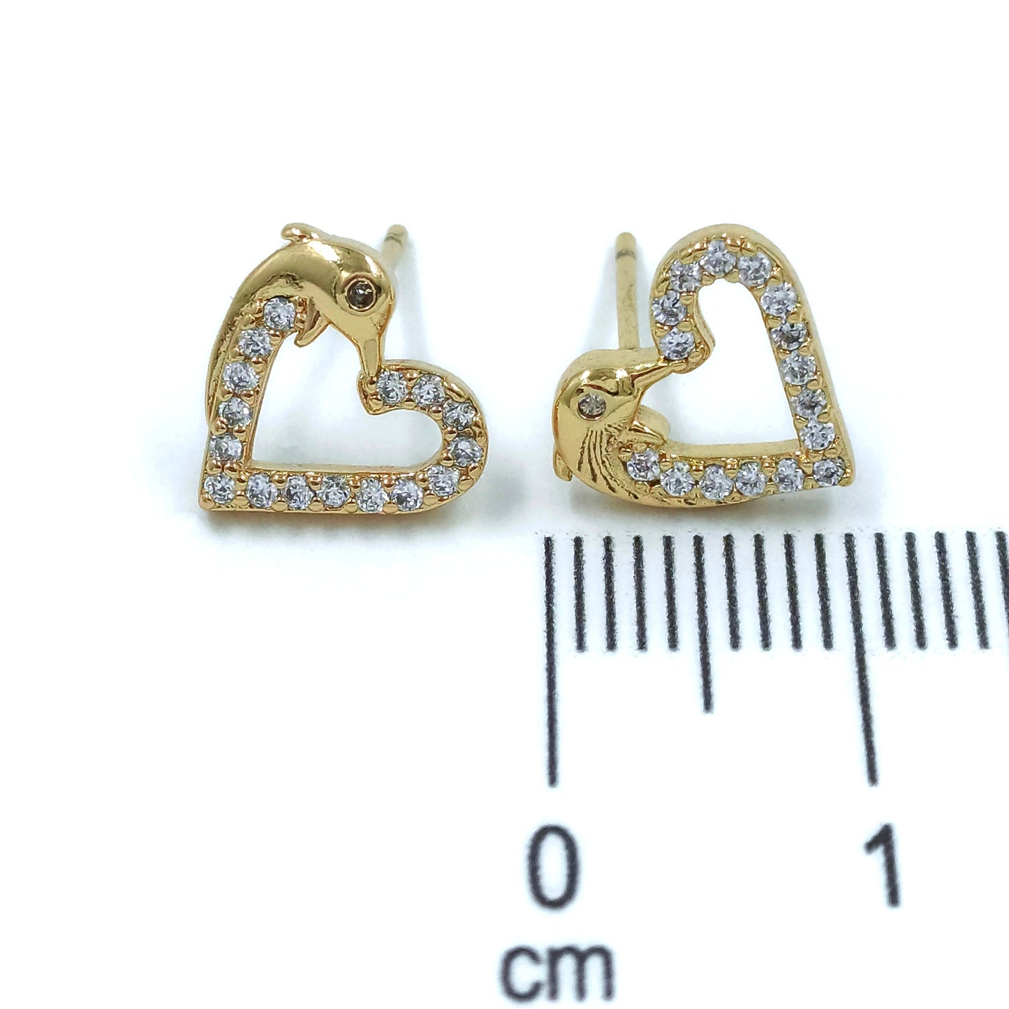 Topo corazón delfín