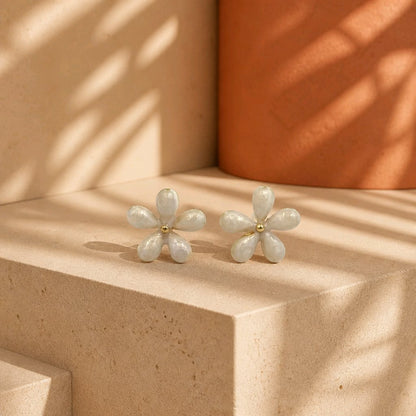Topo flor esmaltada