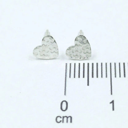 Topo plata corazón diamantado