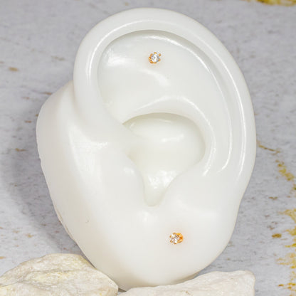 Topo zircón (2mm) Cristal