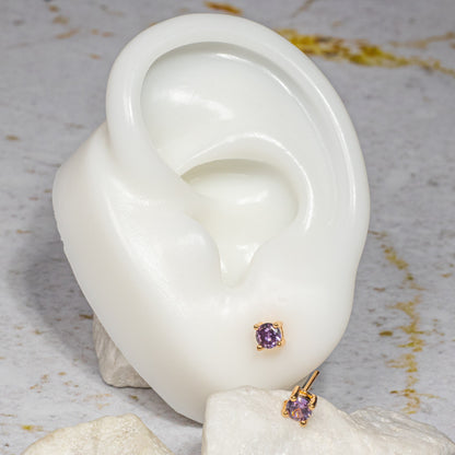 Topo zircon (4mm) lila