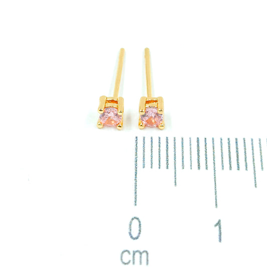 Topo zircón (3mm) Pink Amulí