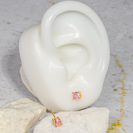 Topo zircon (4mm) Pink