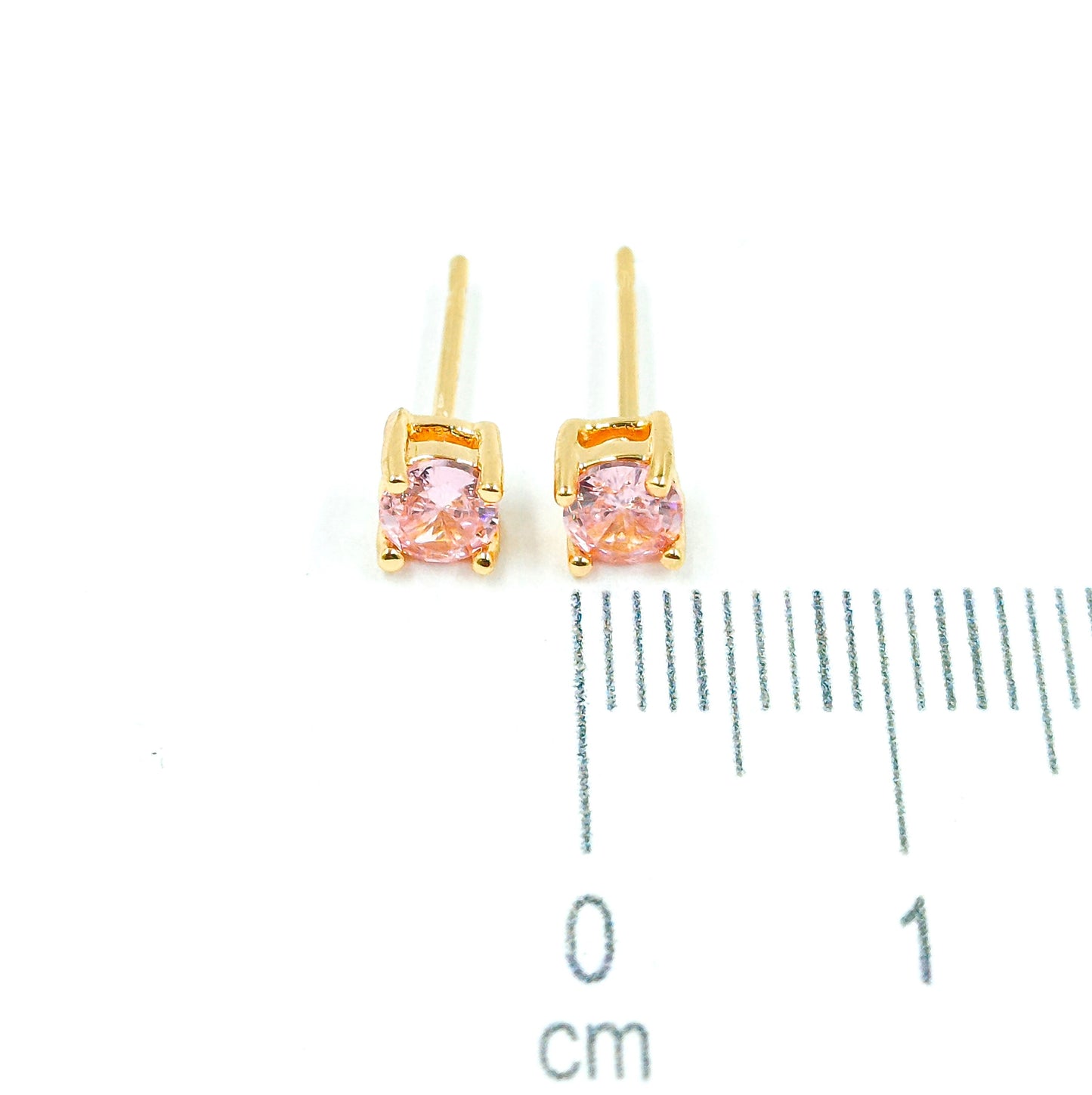 Topo zircon (4mm) Pink Amulí