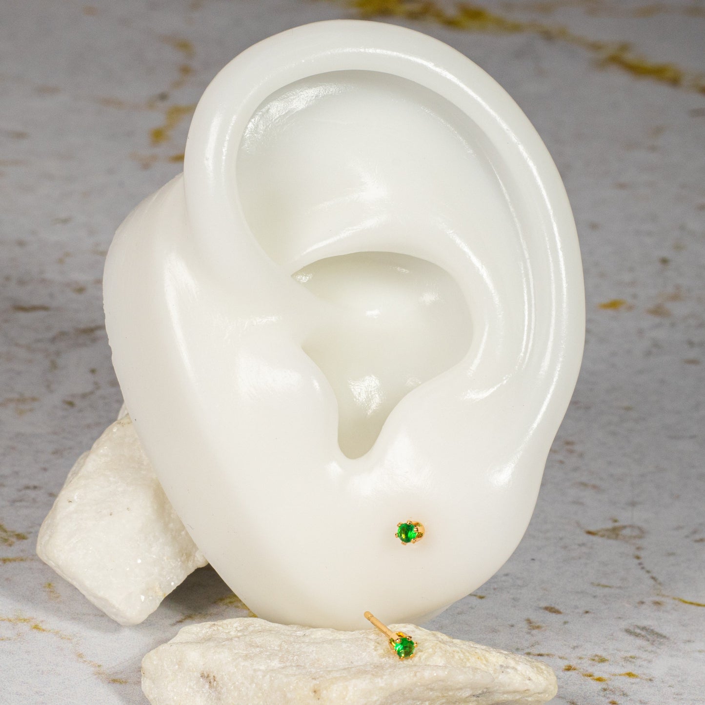 Topo zircón (2mm) Esmeralda Amulí