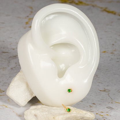 Topo zircón (2mm) Esmeralda Amulí