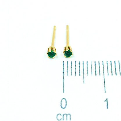 Topo zircón (2mm) Esmeralda