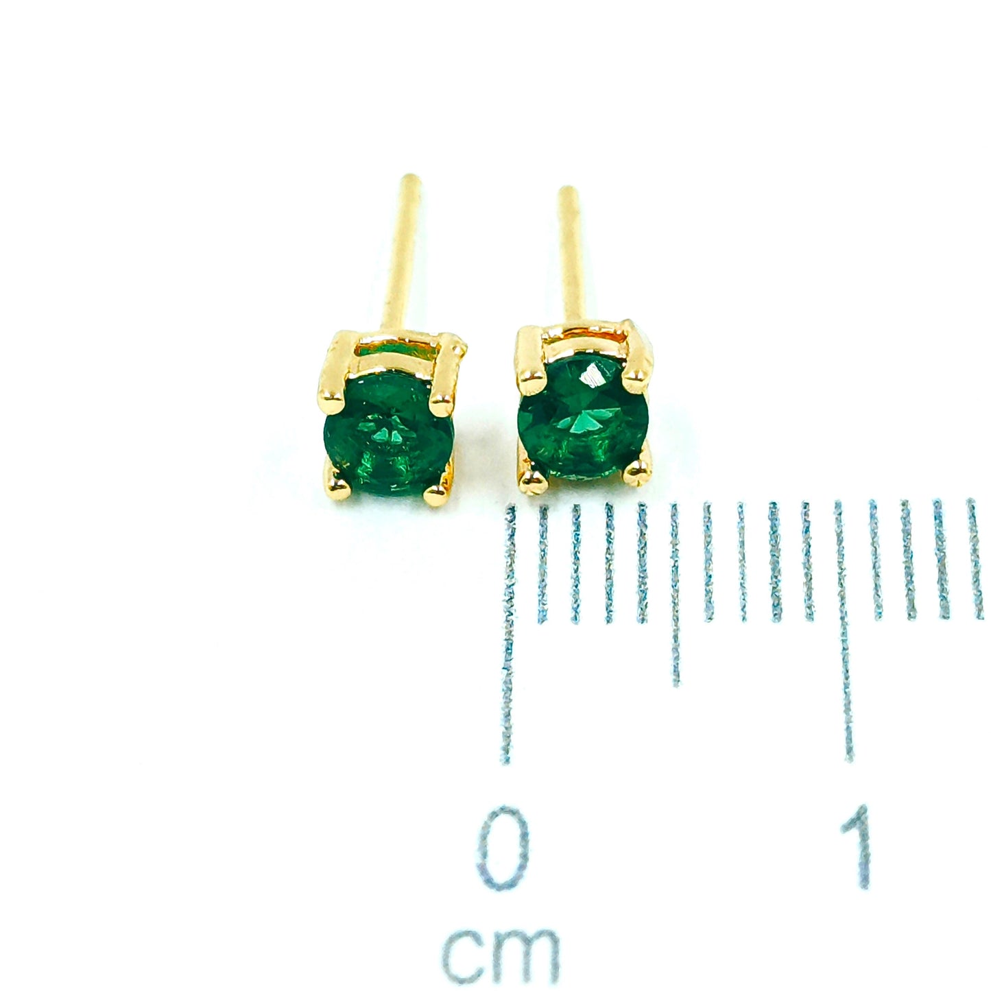 Topo zircon (4mm) Esmeralda